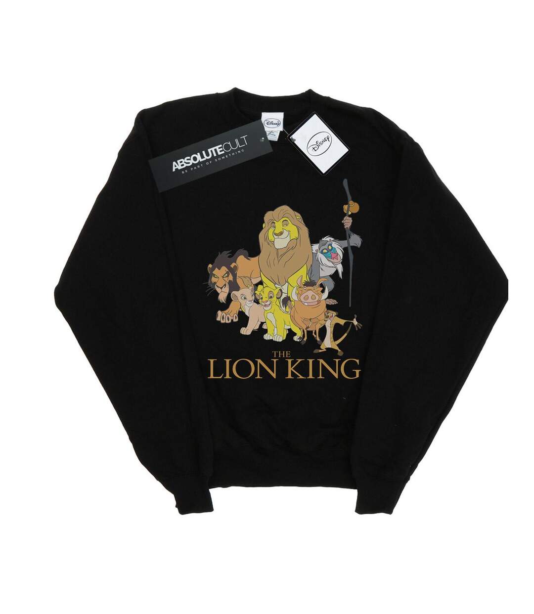 Disney Sweatshirt du groupe Le Roi Lion Femmes/Dames (Noir) - UTBI22114-1