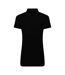 Womens/ladies polo shirt black PRO RTX