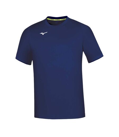 Mens Core Short-sleeved T-shirt Navy Mizuno