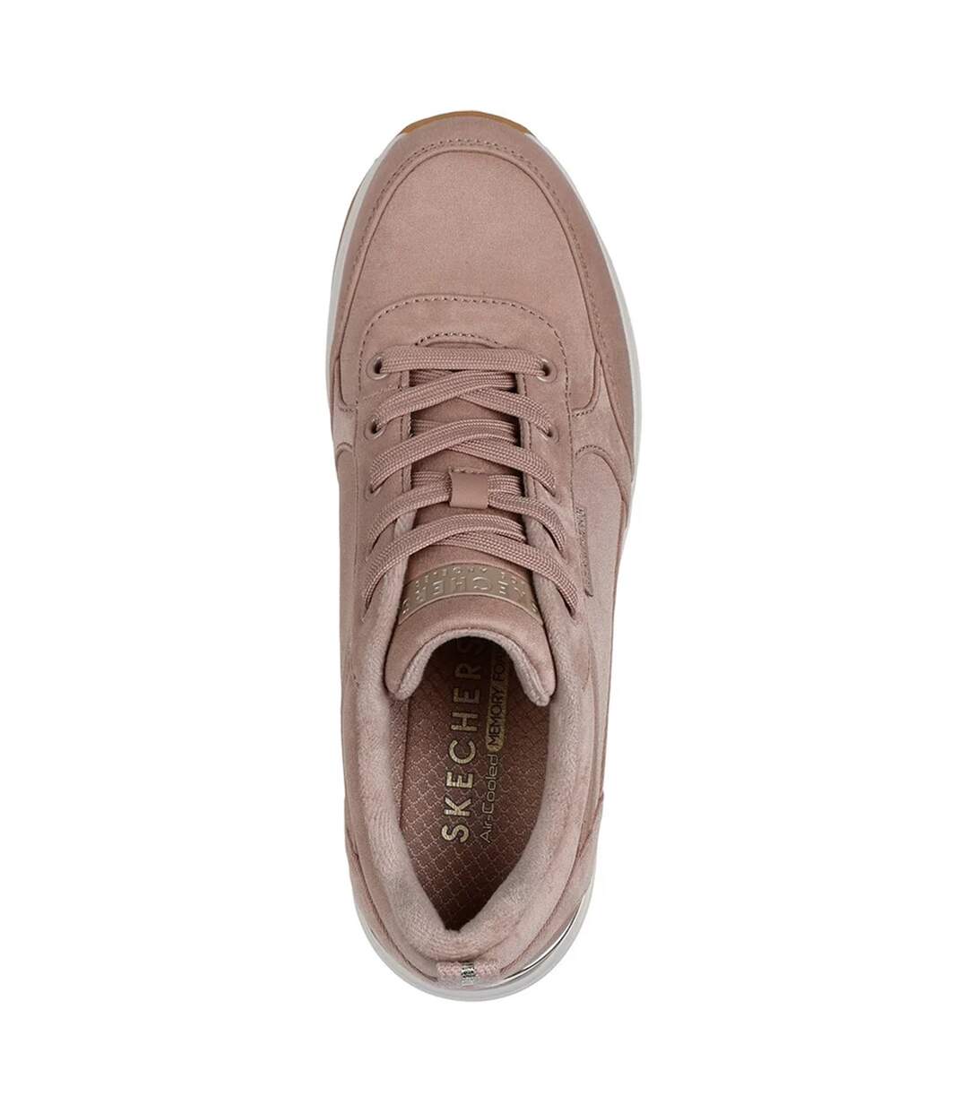 Womens/ladies billion 2 prissy n plush trainers taupe Skechers-4