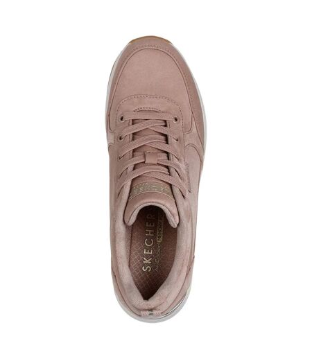 Womens/ladies billion 2 prissy n plush trainers taupe Skechers
