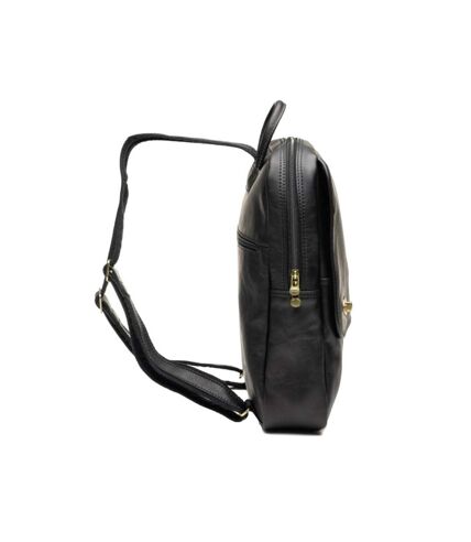 Katana - Sac à dos ville en cuir grand modèle - noir - 7732