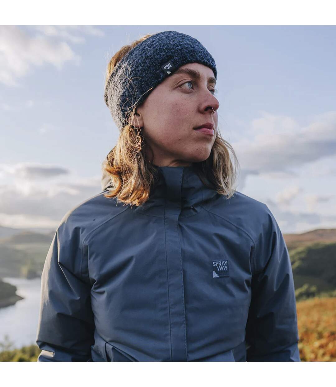 Ladies Waterproof GORE-TEX Hiking Jacket with Hood Windproof Rain Shell Coat-5