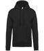 Sweat-shirt à capuche - Unisexe - K476 - noir-2