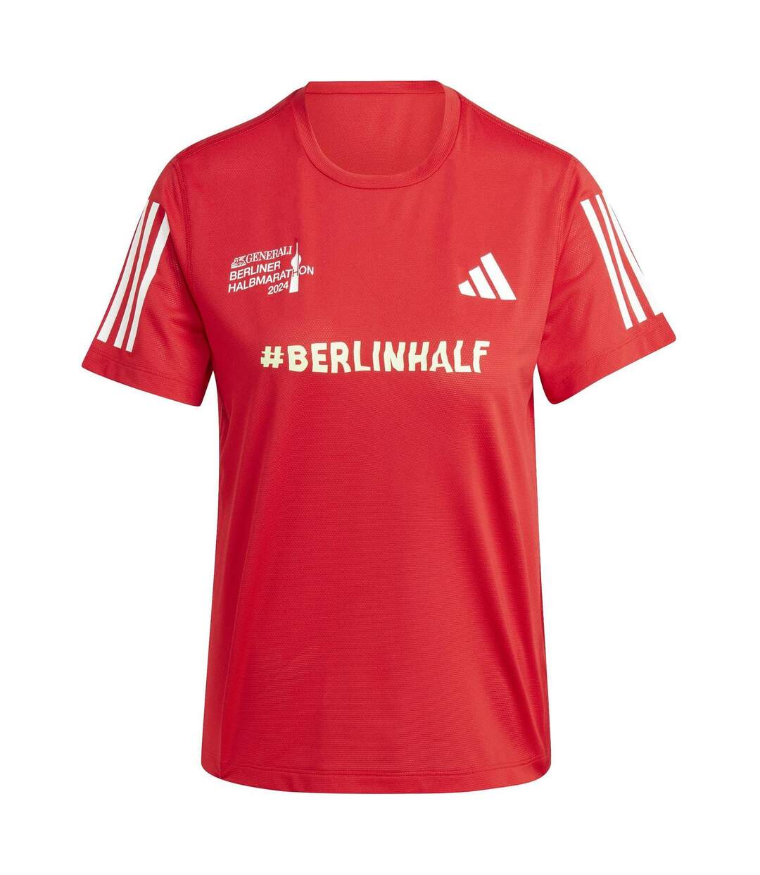 T-shirt Berlin Half Marathon Femme Rouge Adidas-2