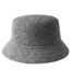 Unisex Adult Seamless Wool Casual Bucket Hat Flannel Grey Kangol-2