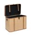 Lot de 3 Malles de Rangement Sylia 56cm Naturel-3