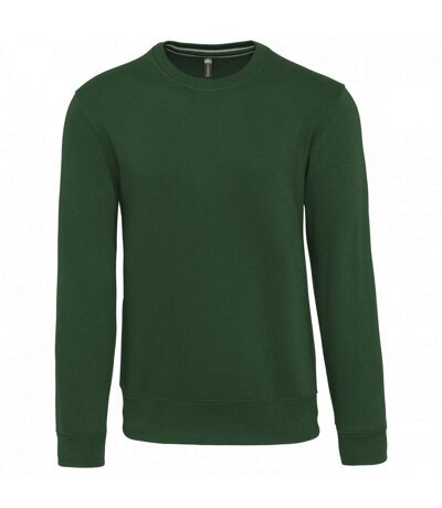 Kariban Mens Crew Neck Sweatshirt (Forest Green) - UTPC6920