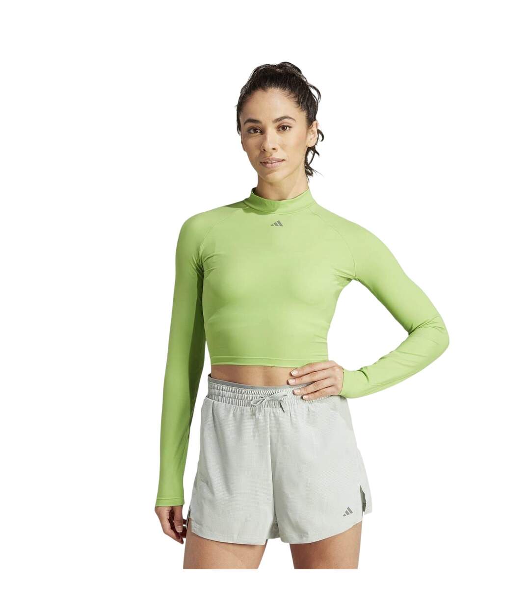 Haut Technique Hiit Femme Vert Adidas-3