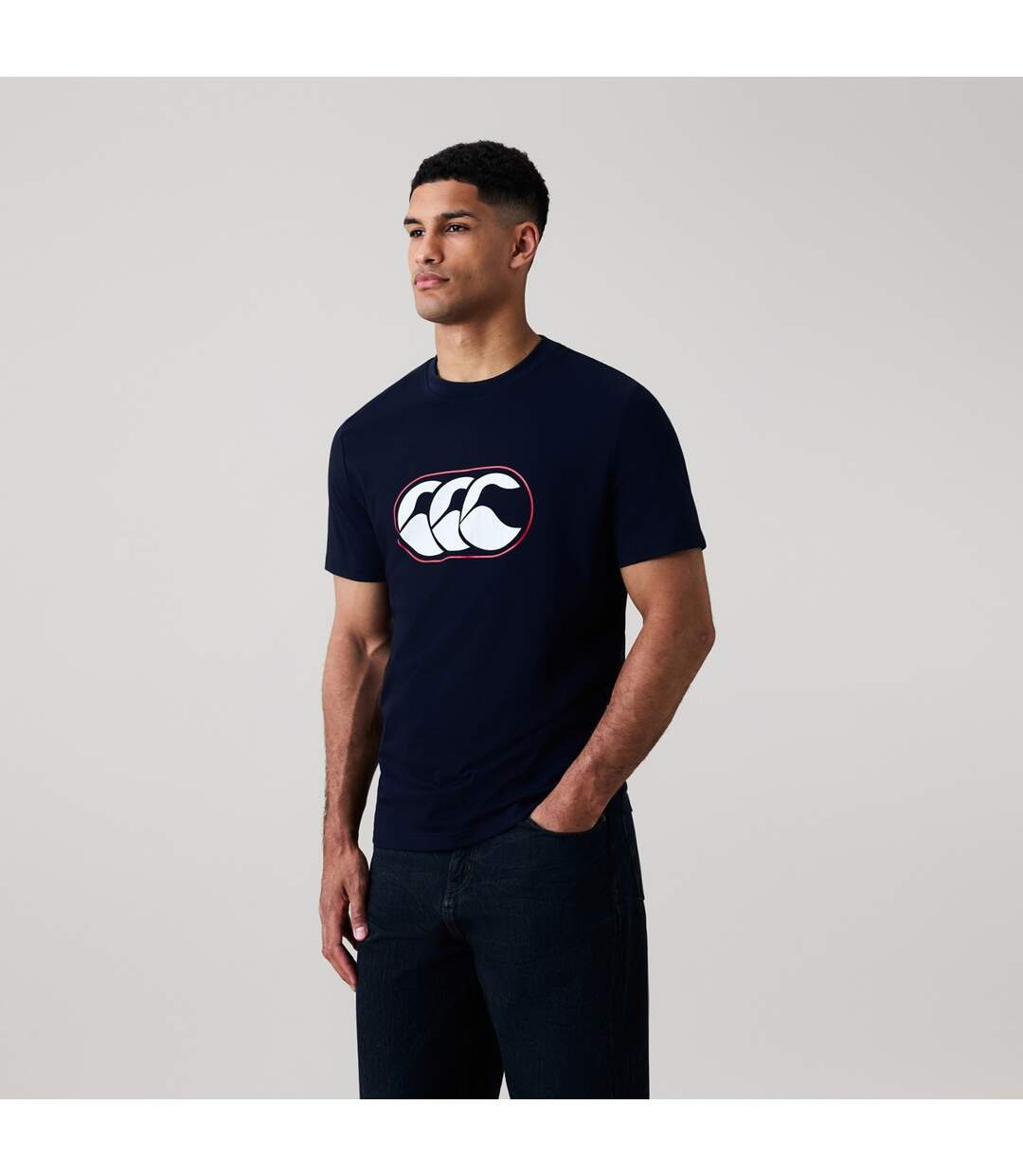 Mens Rakaia 2.0 T-shirt Navy Canterbury-4