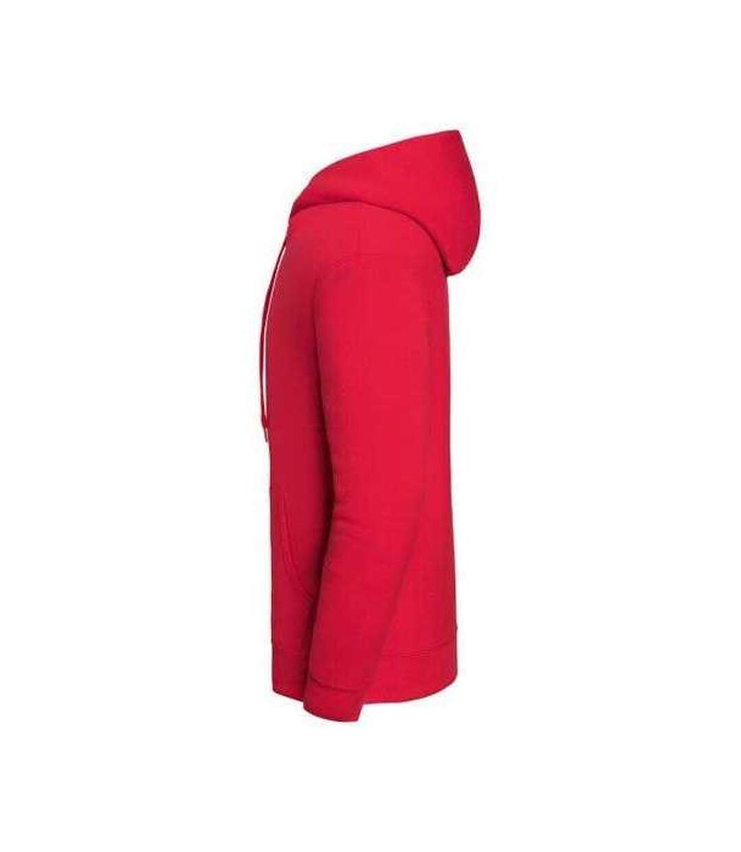 Sweat Uni À Capuche Iconic Premium Adulte Rouge Fruit Of The Loom-3