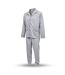 OZABI Pyjama Homme Long Boutonne Col Chemise Ultra Doux-1
