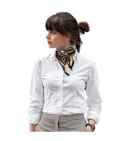 Nimbus Womens/Ladies Rochester Oxford Long Sleeve Formal Shirt (White) - UTRW3632