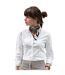 Nimbus Womens/Ladies Rochester Oxford Long Sleeve Formal Shirt (White) - UTRW3632-1