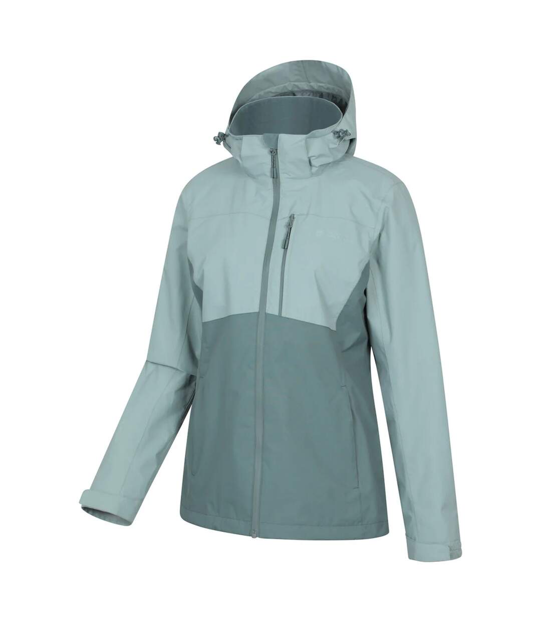 Womens/ladies Rainforest Ii Extreme Waterproof Jacket Light Khaki Mountain Warehouse-3