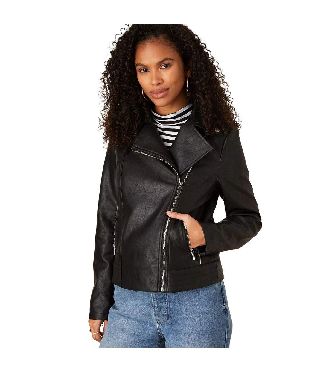 Veste motard femme noir Dorothy Perkins