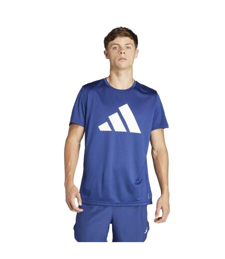 T-shirt run it homme bleu foncé Adidas