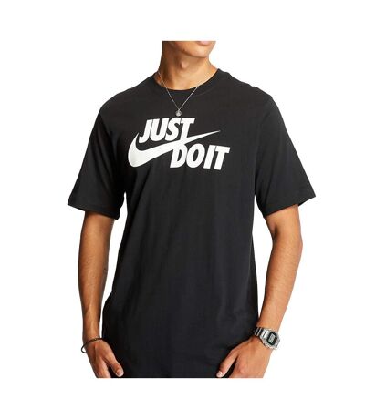 T-shirt Noir Homme Nike Just Do It Swoosh