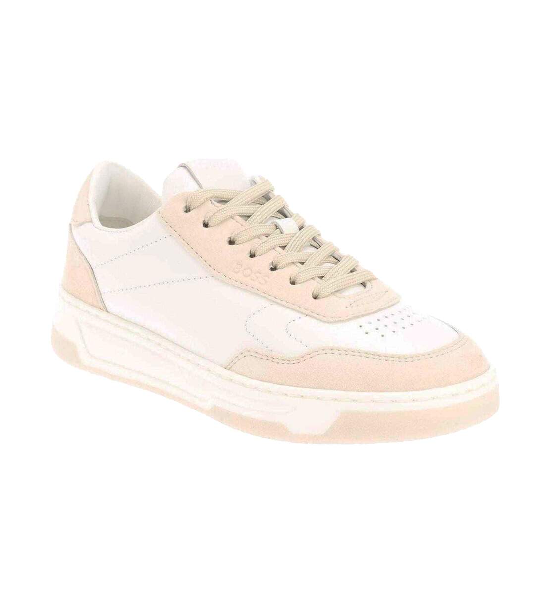 Baskets Baltimore Femme Blanc Boss-4