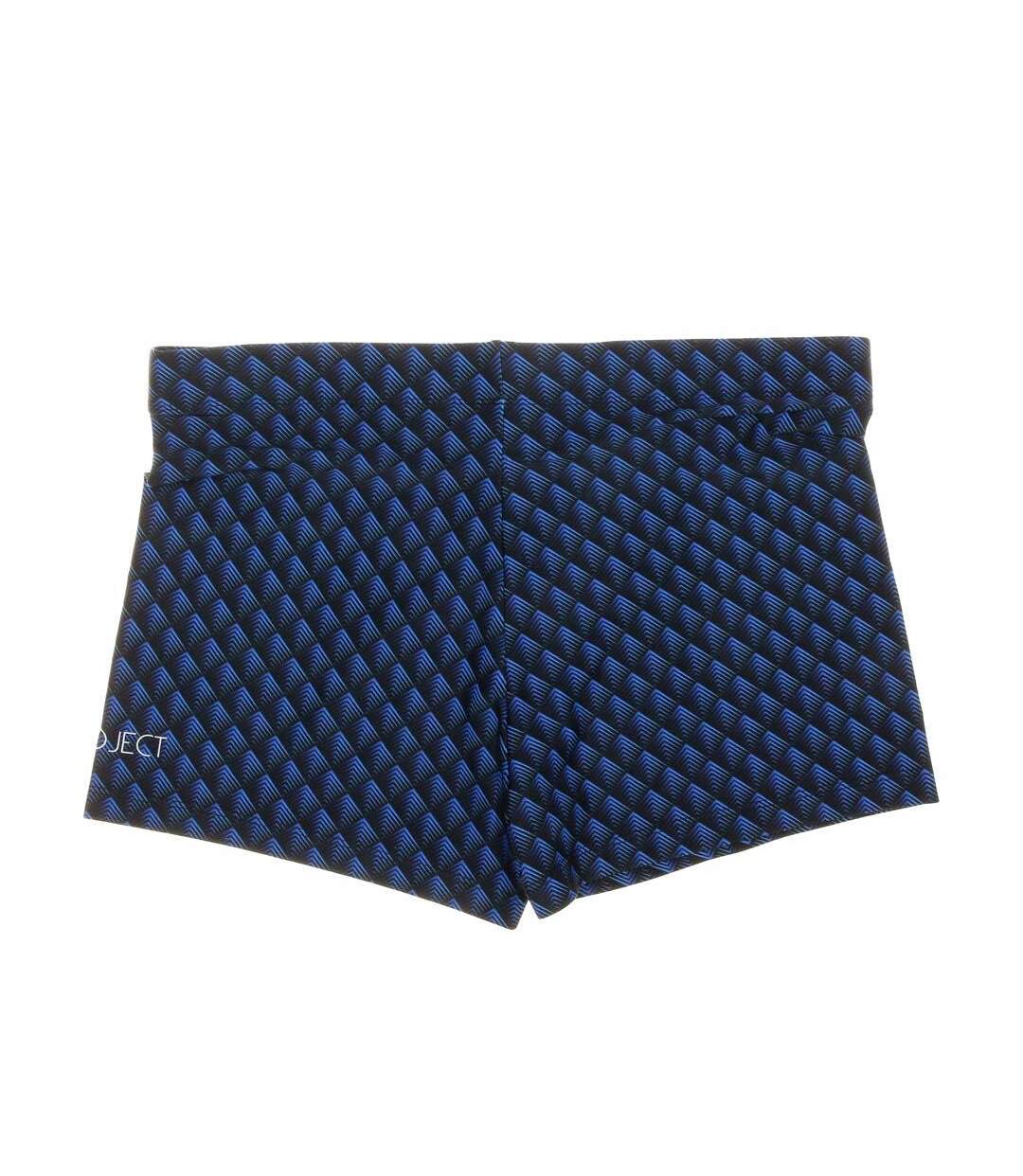 Boxer de bain imprimée noir/bleu homme sun project 3080-2