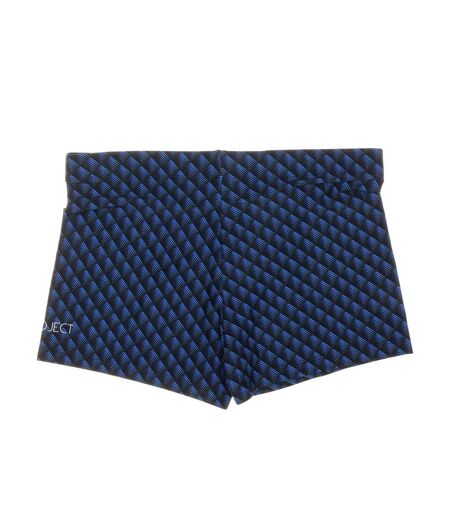 Boxer de bain imprimée noir/bleu homme sun project 3080