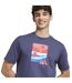 Mens Mountain Logo T-shirt Navy Adidas-4