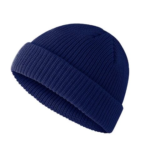 Fisherman Mini Recycled Beanie Bleu Marine Beechfield