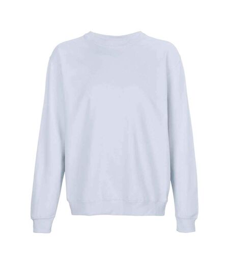 Unisex Adult Columbia Crew Neck Sweatshirt Creamy Blue SOLS