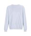 Unisex Adult Columbia Crew Neck Sweatshirt Creamy Blue SOLS-1