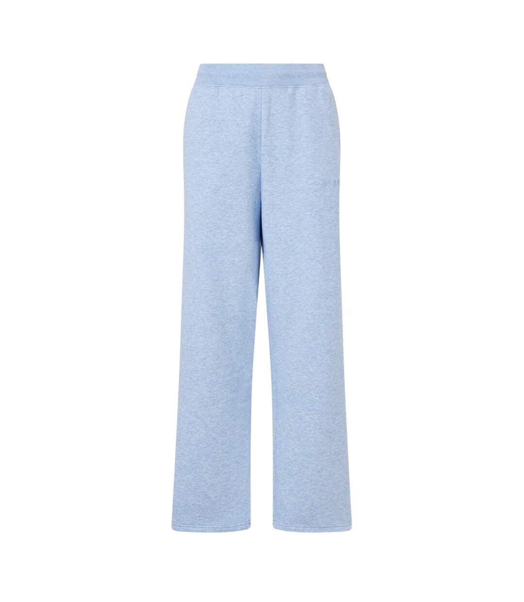 Womens/ladies Fleece Joggers Blue Marl USA Pro-2