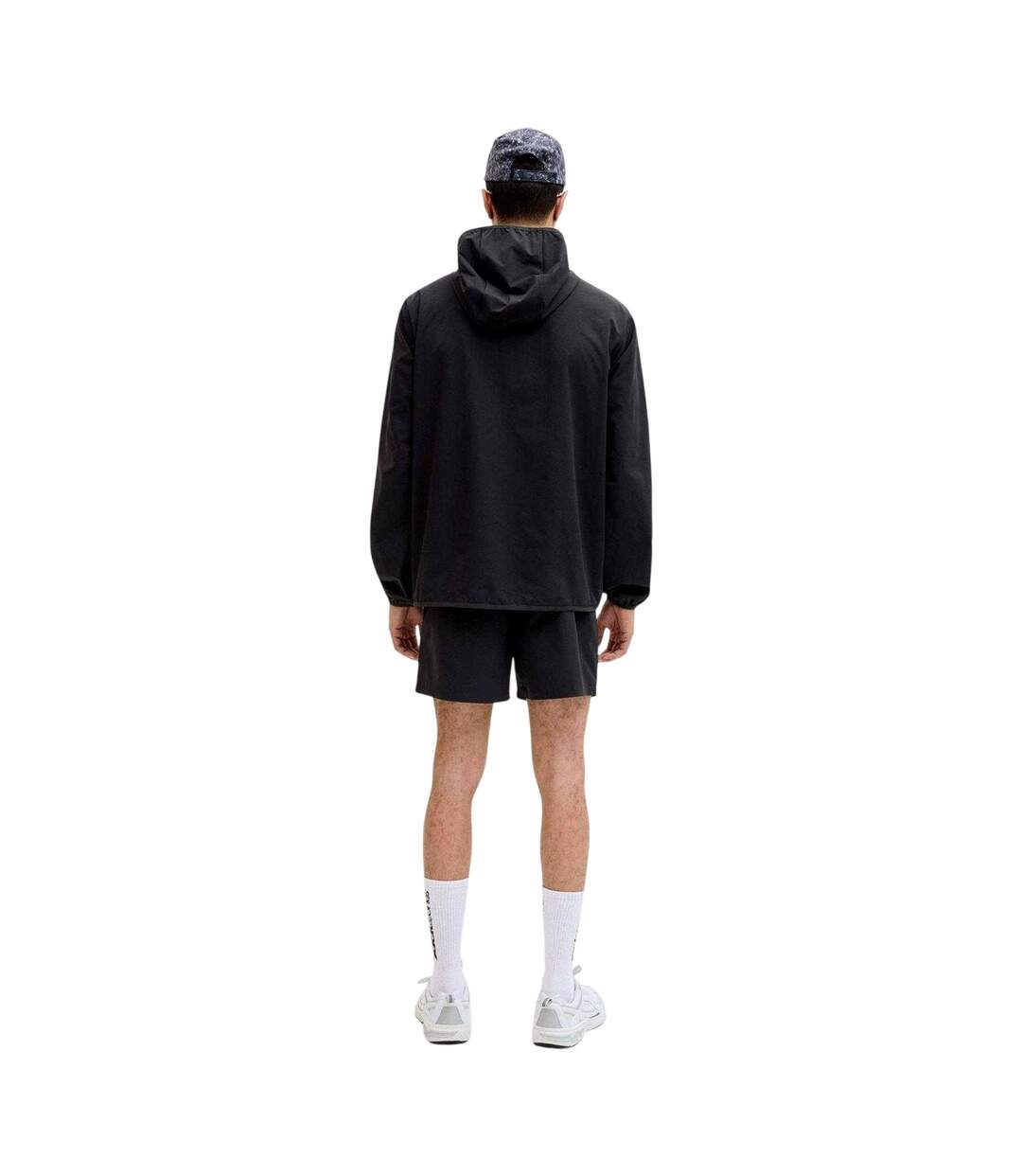 Mens Relaxed Fit Windbreaker Set Black Jack And Jones-3