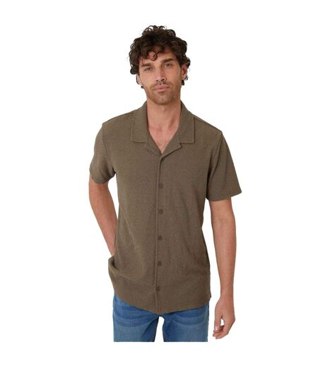 Chemise Selkirk Homme Vert Kaki Threadbare
