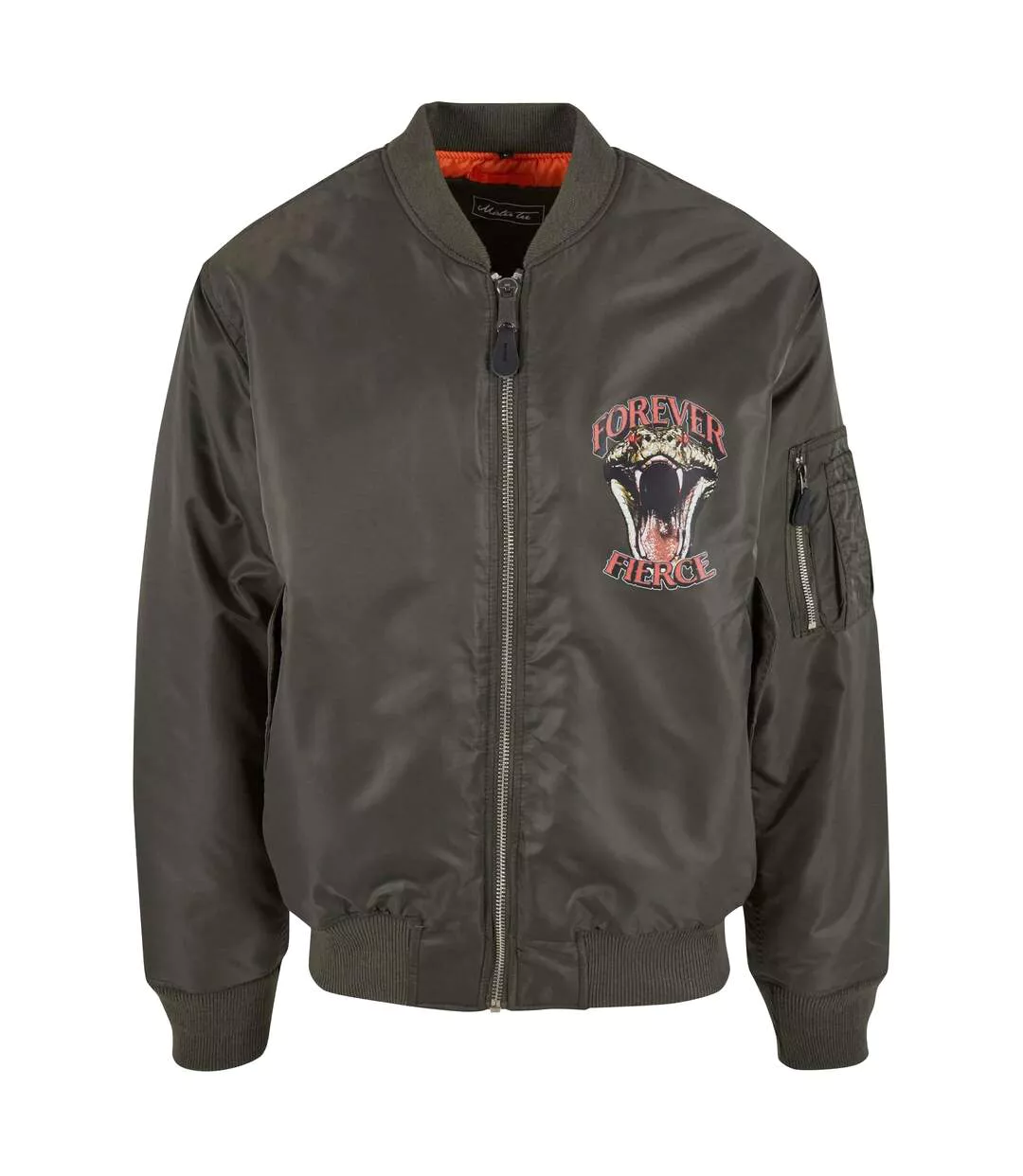 Veste Forever Fierce Ma1 Bomber Homme Kaki Mister Tee-2