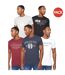 Pack of 5  Mens varick t-shirt  multicoloured Henleys