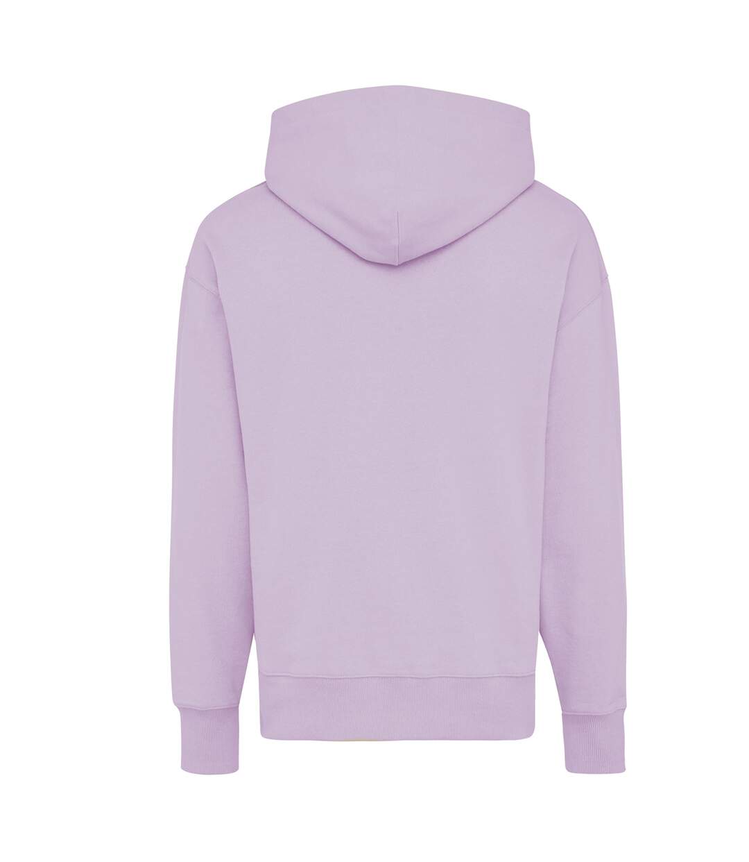 Unisex adult yoho recycled cotton relaxed fit hoodie lavender Iqoniq-2