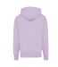 Unisex adult yoho recycled cotton relaxed fit hoodie lavender Iqoniq-2