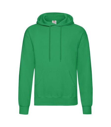 Sweat À Capuche Classic Homme Vert Kelly Fruit Of The Loom