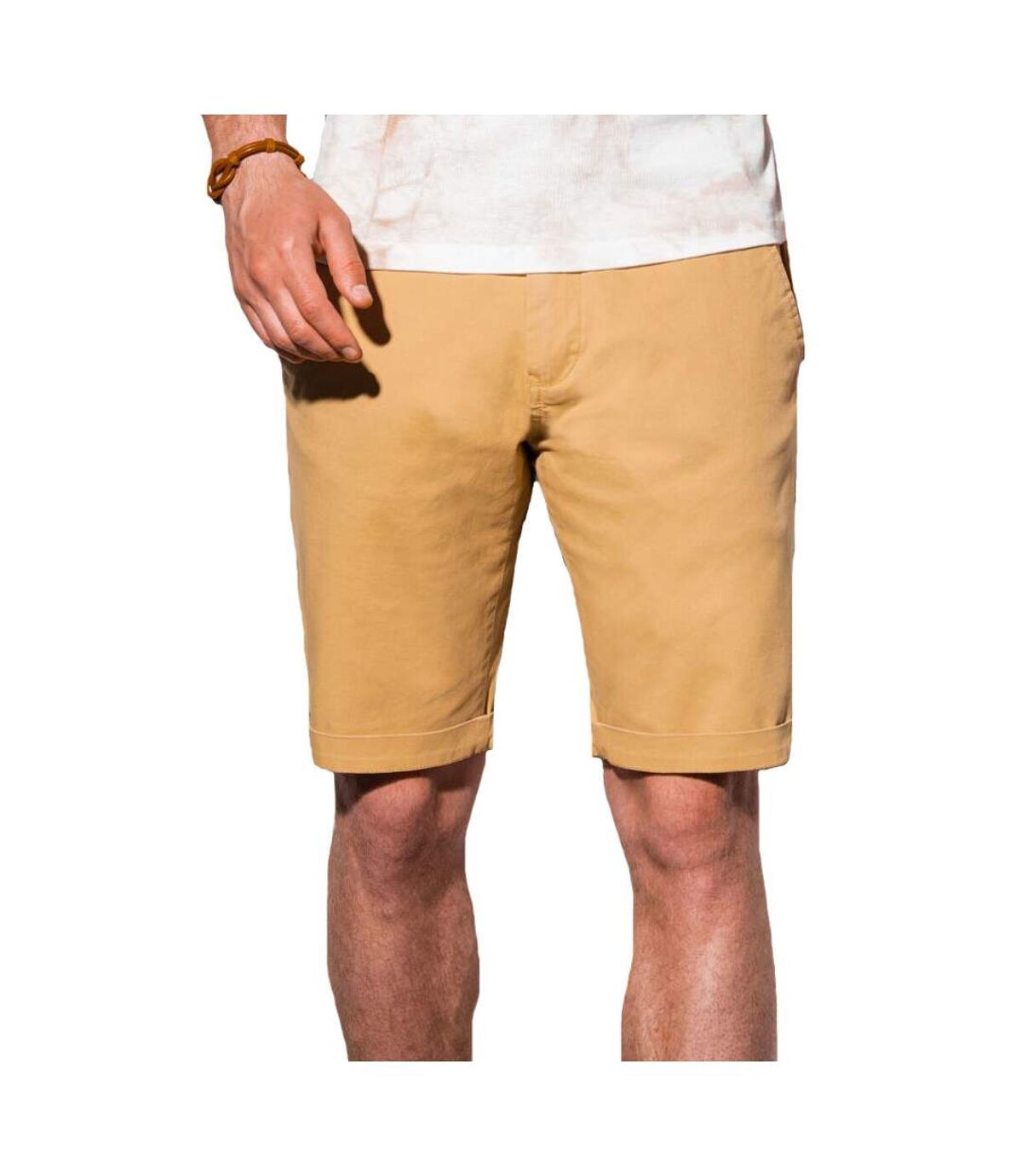 Short chino pour homme Short W243 marron