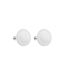 Lot de 2 Boutons de Meuble Barbara 4cm Blanc