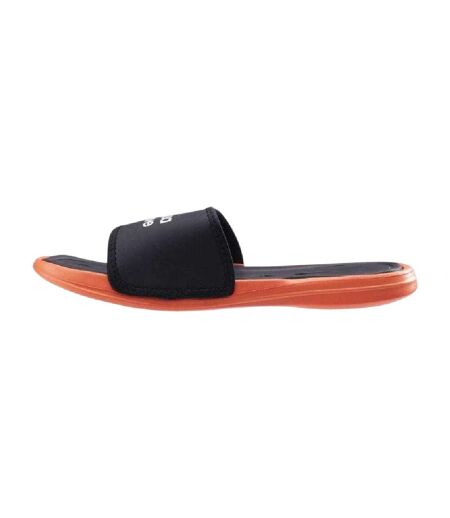 Claquettes Peles Homme Noir Orange Aquawave