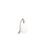 Vase Suspendu & Corde Goutte 25cm Transparent-2