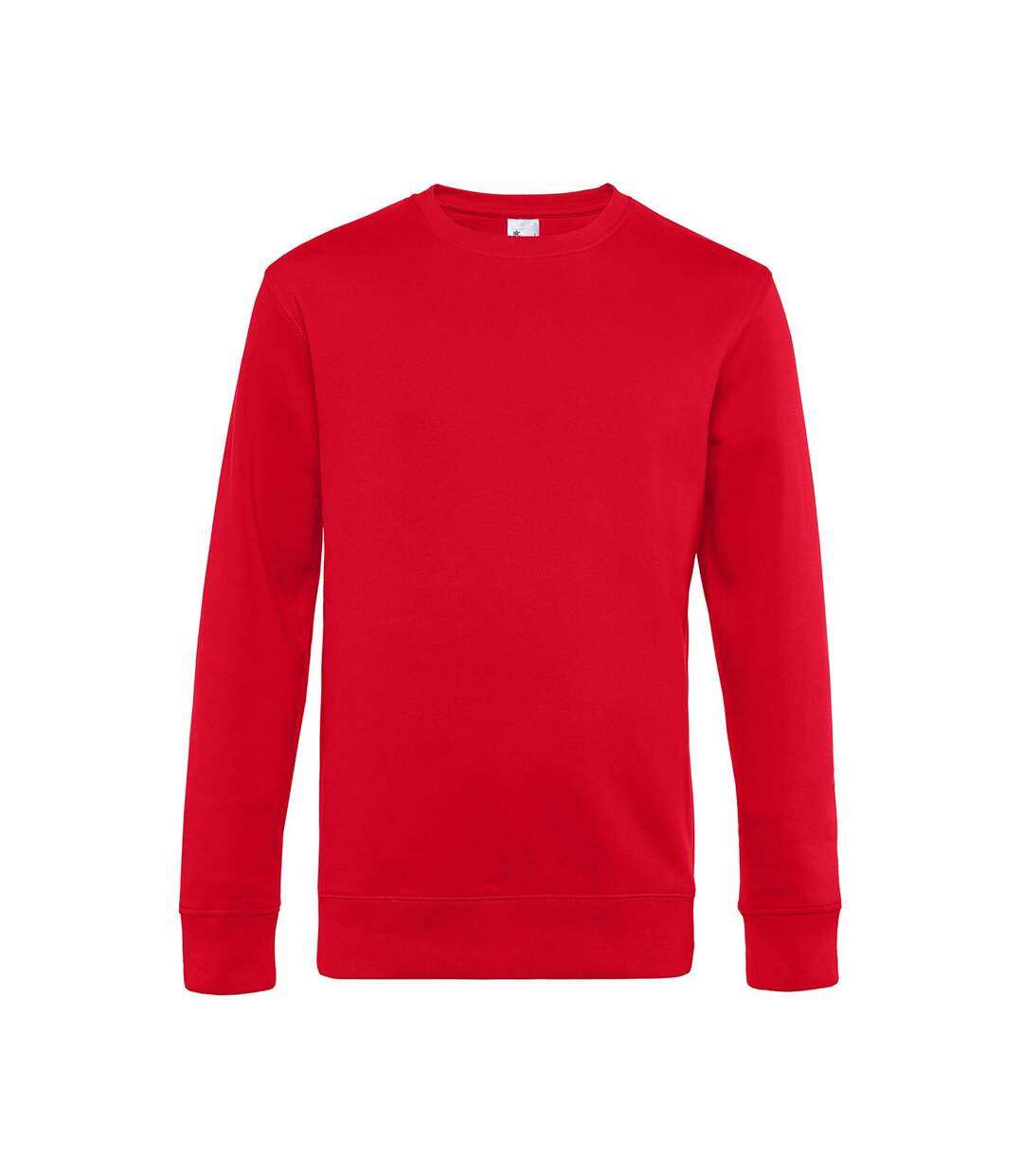 Mens king sweatshirt red B&C