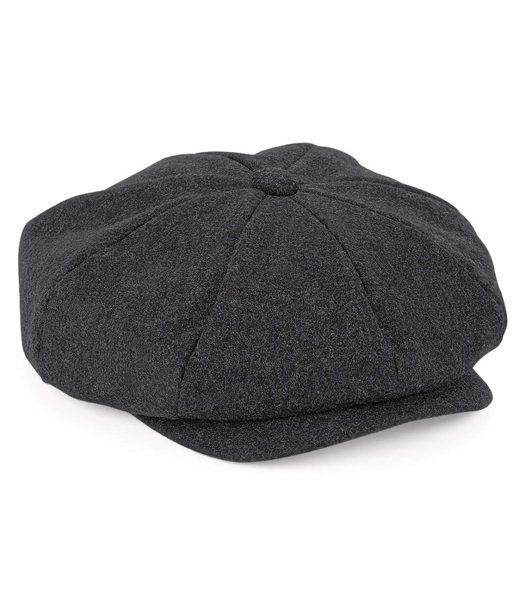 Casquette melton unisexe gris foncé Beechfield