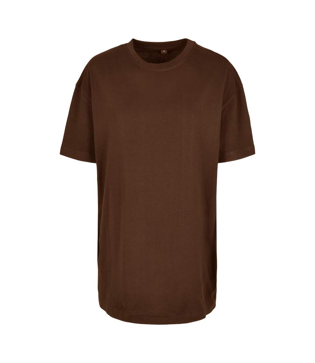 T-shirt Femme Marron Foncé Build Your Brand-2