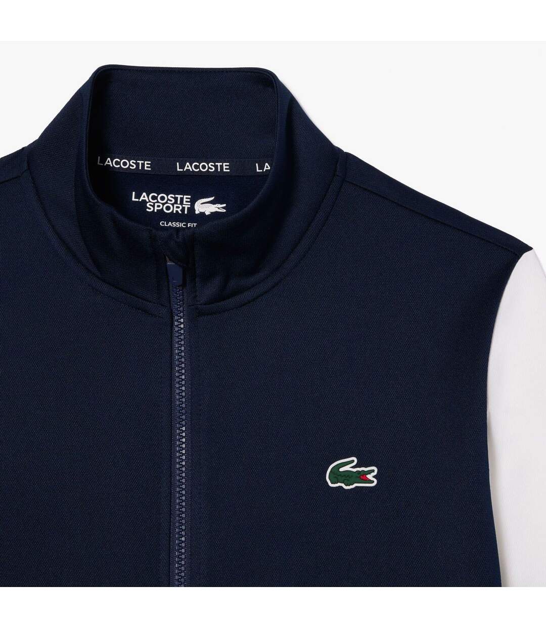 Veste De Survêtement Homme Bleu Marine Blanc Lacoste-4