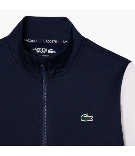 Veste De Survêtement Homme Bleu Marine Blanc Lacoste