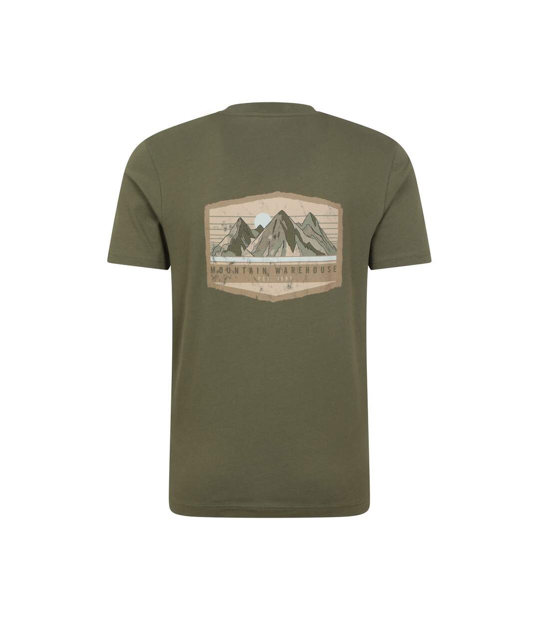 T-shirt homme vert kaki Mountain Warehouse Mountain Warehouse