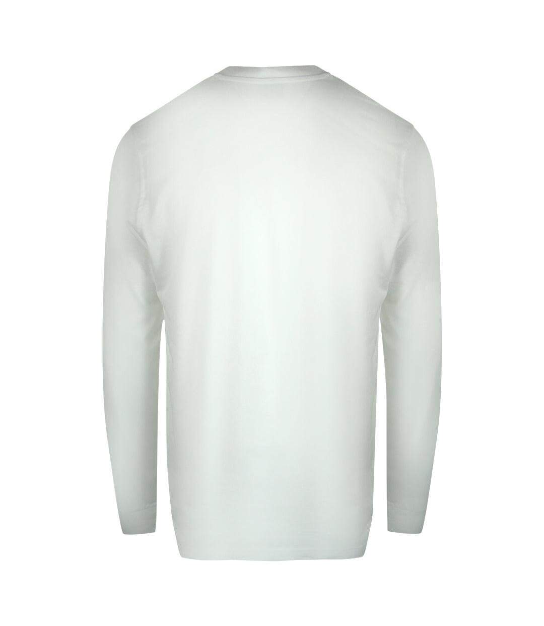 T-shirt Manches Longues Motif/style Logo New D Adulte Blanc Diesel-2
