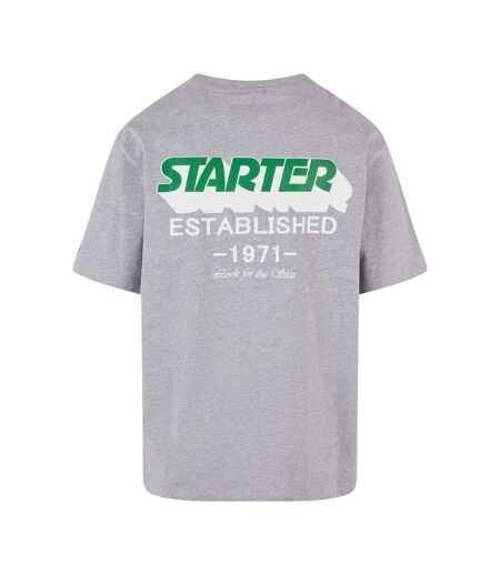 T-shirt Homme Established 1971 Établi En 1971 Gris Chiné Starter Black Label