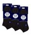 9 Pack Mens Diabetic Trainer Socks, Swollen Feet Wide Ankle Socks-2